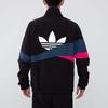 Adidas Originals Trefoil TS Track Top With Logo Print Contrast Sports Jacket Men Jackets Black H46698