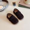 2025 Spring/Autumn Kids' Soft Leather Loafers - Versatile, Comfortable Shoes for Boys and Girls