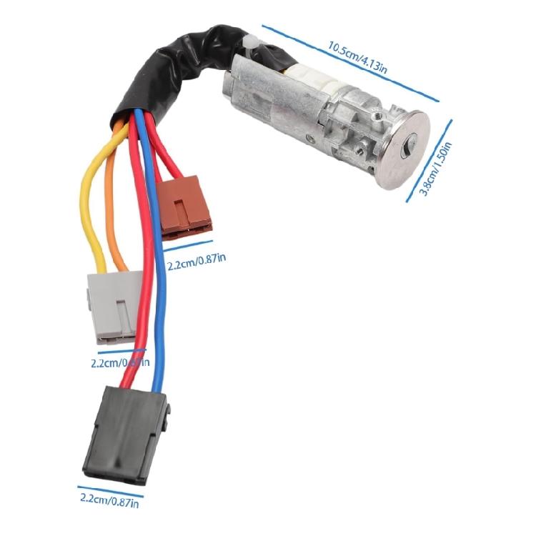 Выключатель зажигания автомобиля Простая установка для 106 405 Автомобильные аксессуары Запасной выключатель стартера с 2 ключами