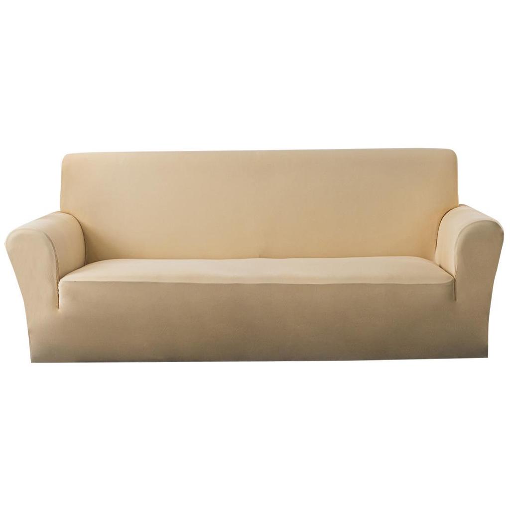 Milk Silk Elastic Solid Color Sofa Cover - All-Inclusive & Stretchable