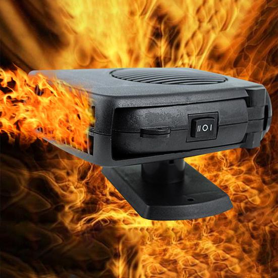 Автомобильный обогреватель вентилятор 12В 24В 200Вт двойной функции размораживатель запотевания охладитель сушилка вентилятор горячего холодного воздуха быстрый нагрев автоматический удалитель инея с лобового стекла