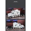 1/24 Peterbilt 389 Седельные тягачи Грузовик Сплав Американский Мускул Грузовик Модель Игрушка Литой Металл Звук и Свет Машина Игрушка для Детей Транспортное средство