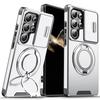 Бронированный чехол для Samsung Galaxy S26FE S26 Plus S25 Edge S24 FE S23 + S22 S21 Ultra 5G с защитой объектива камеры и амортизацией