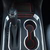Auovo Противопылевые коврики для дверей для аксессуаров Chevy Traverse 2018 Интерьер Подходят для подстаканников дверей, центральной консоли, 28 шт./комплект (Красный,Обновленный)