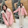 Korean-Style Women's Short Hooded Down Jacket 2025 - Fashionable, Loose, Warm, Thickened Cotton Coat