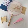 New Style Ancient-Style Semi-Transparent Round Fan for Dance, Hanfu Traditional Round Fan, Retro Classical Dance Chinese-Style Fan