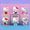 Коллекция ПВХ Фигурок Hello Kitty с Милыми Дизайнами в Форме Сердечек Для Девочек и Коллекционеров