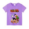 Футболка Dragon Ball Z с Гоку Мультяшные Аниме Фигурки Короткий Рукав Повседневная Детская Футболка Y2K Круглый Вырез Топ Мальчик Лето Детская Одежда Подарок