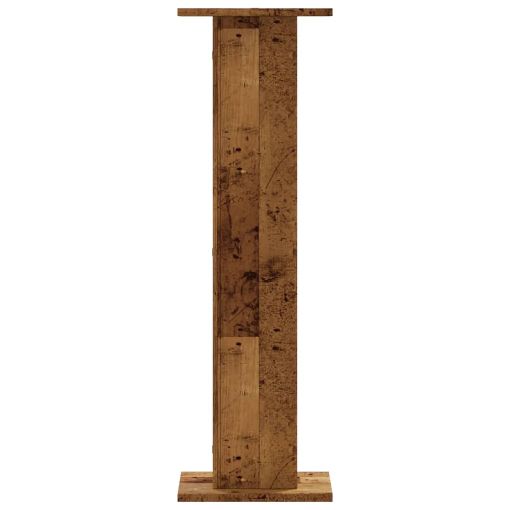 Speaker Stands (2 pcs) Vintage Wood Look 30 x 30 x 95 cm
