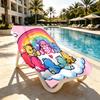 Care Bears Print Beach Towel Design, Soft, Lightweight. for Home Bathroom, Spa, Pool, Yoga, Surfing, Camping, Gift for Family, Friend