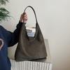New Matte Retro Bag Women's Large-capacity Autumn and Winter Shoulder Tote Bag Mother Bucket Bag