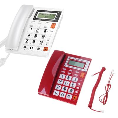 Настольный проводной телефон для дома, стационарный телефон с большой кнопкой, громкой связью, для дома, офиса, отеля