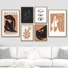 Matisse Woman Eyes Body Plant Abstract Wall Art Canvas Painting Nordic Posters And Prints Wall Pictures For Living Room Decor