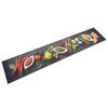 VidaXL Washable Kitchen Rug Spice Print 60x300 Cm Velvet 136542