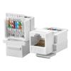 Rj45 Cat6 Utp Keystone гнездовой разъем адаптера Интернет-сети Lan кабель