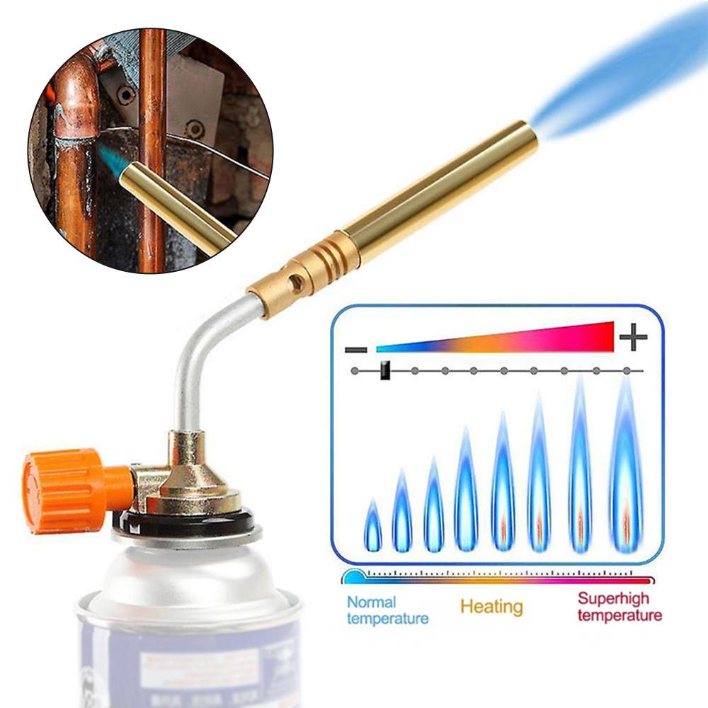 Бутановая горелка Сварочная газовая горелка Пламенный пистолет Пайка Огнемет Открытый Кемпинг Барбекю Портативный паяльный тепловой пистолет