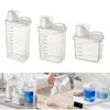 Plastic Washing Powder Dispenser Airtight Laundry Detergent Storage Box  Laundry Room Accessories