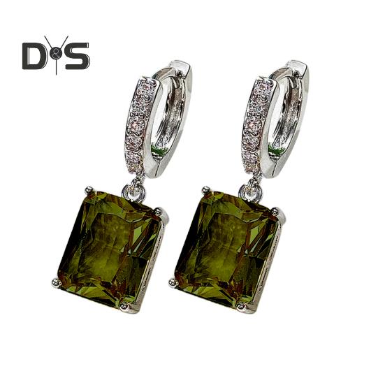 Большие висячие серьги из циркона для женщин, сверкающие кубические серьги-подвески со стразами, украшения для банкетов, свиданий