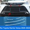 Для Toyota Harrier Venza - 2024 Стальная Решетка Переднего Бампера Гоночная Решетка Накладка Декоративная Полоса Аксессуары Стайлинг Автомобиля