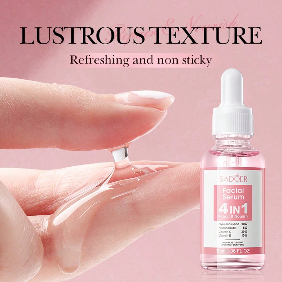 1 шт. Эссенция для лица «Четыре в одном», прозрачная и высокоувлажняющая, омолаживающая эссенция для кожи