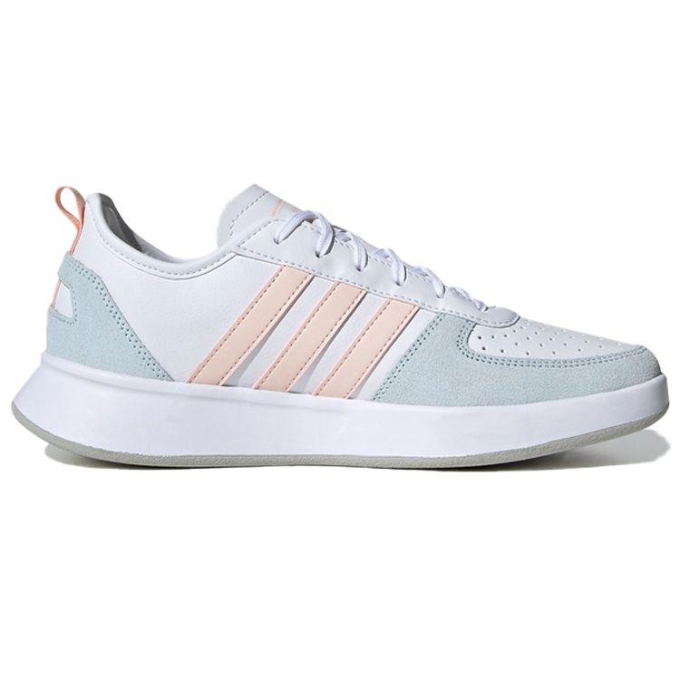 Adidas Кроссовки Court 80s Нескользящие Дышащие Низкие Теннисные Кроссовки Женские Кроссовки Белые Синие Розовые FV9598