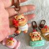 Lovely Cartoon Little Bear Keychain For Women Girls Cute Sweet Backpack Decoration Kawaii Car Keyring Accessories Couple Gift