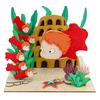 Sankei Studio Ghibli Mini Ponyo On the Cliff by the Sea: Ponyo and Her Sisters, Non-scale Paper Craft MP07-37