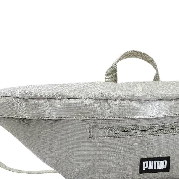 Puma Сумка для телефона и документов, практичная, для спорта, из металлической ткани, нагрудная сумка, поясная сумка, парный стиль, унисекс, мраморно-серый 092000-02