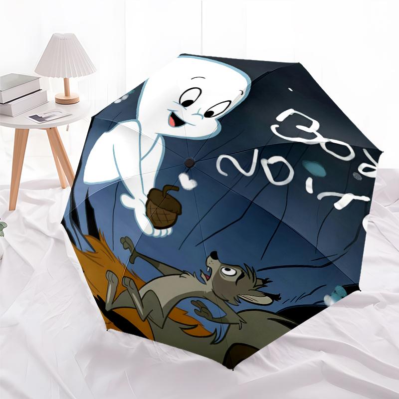 1pc Casper Umbrella, Sun Protection, And UV Shielding. It Has Eight Sturdy Ribs for Outdoor Use And Perfect As a Holiday Gift