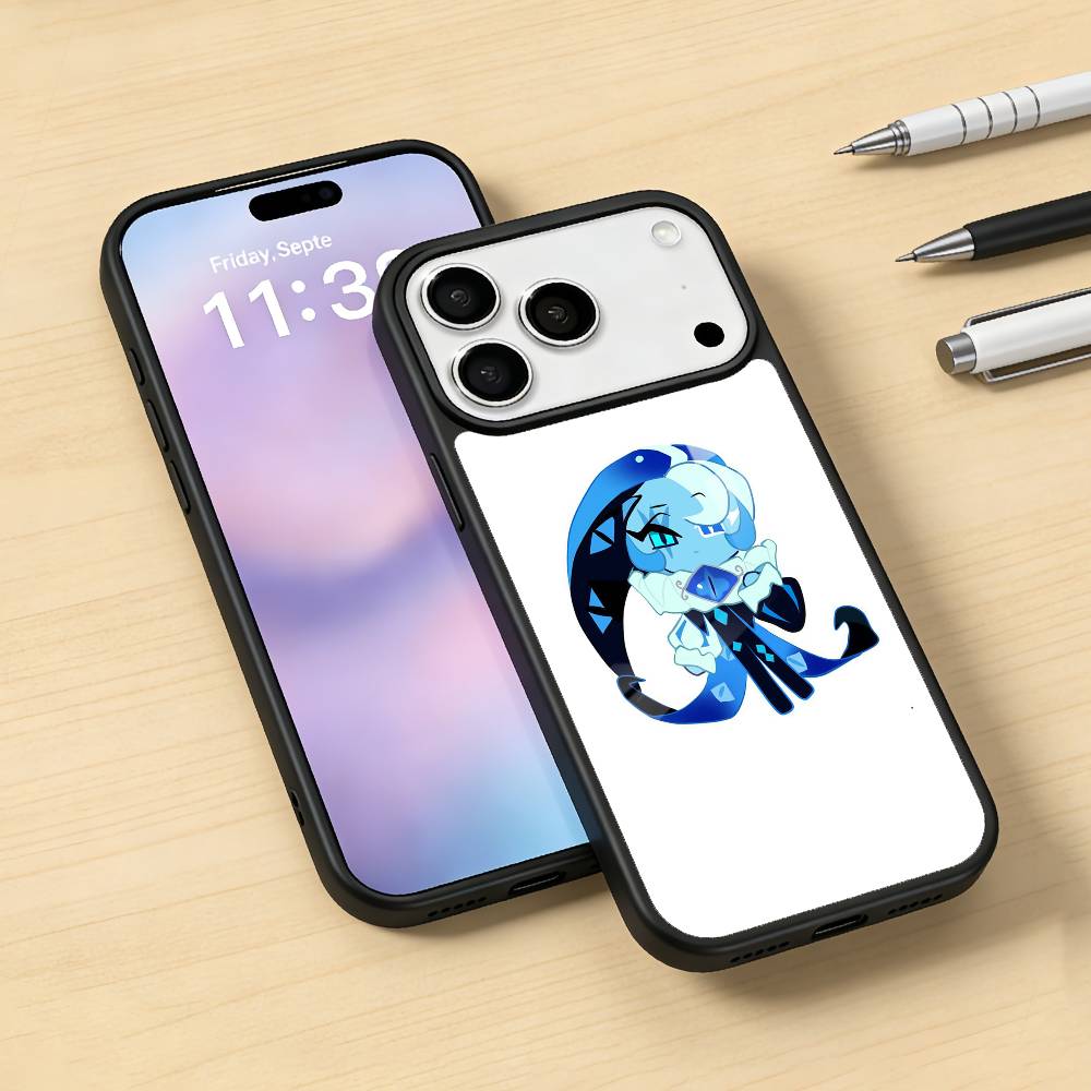 S-Shadow M-Milk C-Cookie R-Run Phone Case For iPhone17,16,15,14,13,12,Pro,Max,Magnetic For Magsafe Wireless Charging