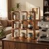 Decorative Multi-layer Cup Holder Space Saving Teacup Storage Rack Water Cup Display Rack  Bathroom