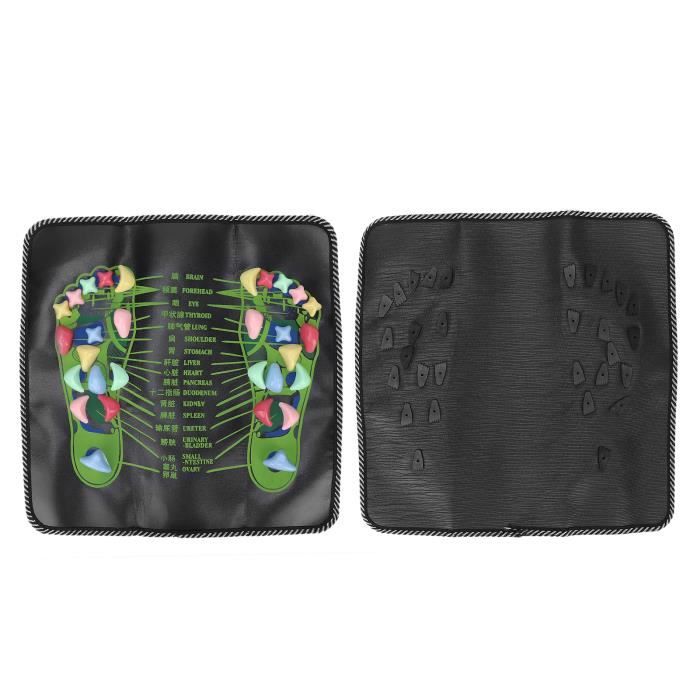 Tapis de massage de réflexologie - Drfeify - Pierre - Non toxique - Coloré - Pour adultes