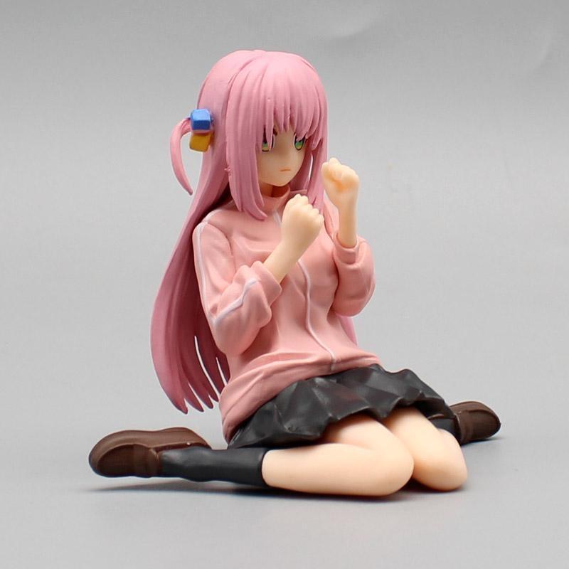 Японское аниме Kawaii BOCCHI THE ROCK! Gotou Hitori ПВХ Действие Аниме Фигурка Настольный Орнамент Украшение Дома