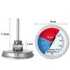 Stainless Steel BBQ Oven Thermometer 100-550F Bimetallic For Grill Pizza Cooking Kitchen Temperature Gauge Tool