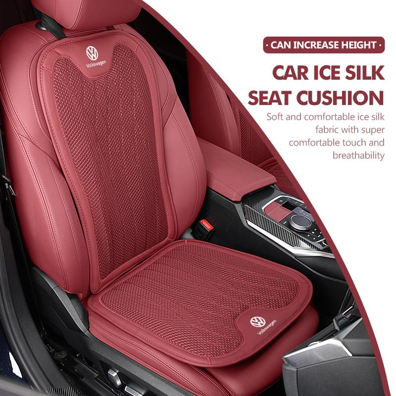 For Volkswagen BHub Caps All Season Car Ice Silk Cushion Lightweight Auto Seat Cover Mat For Volkswagen VW Scirocco Jetta Beetle Golf 4 5 6 Pass