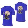Ronin Cat 5 Lazy Style Reversible Tshirt Sports Leisure Print Does Not Fade Unisexs Tshirts