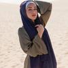Дышащие исламские шарфы большого размера, платки, шали, модные женские тюрбаны