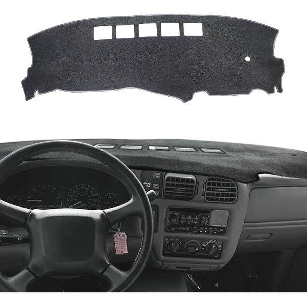 POSAID Dash Cover for 1998-2004 Chevy S10/ GMC Sonoma, Dashboard Cover for 1998-2005 Chevrolet Blazer, Dashboard Dash Mats for 1998-2001 GMC Jimmy,