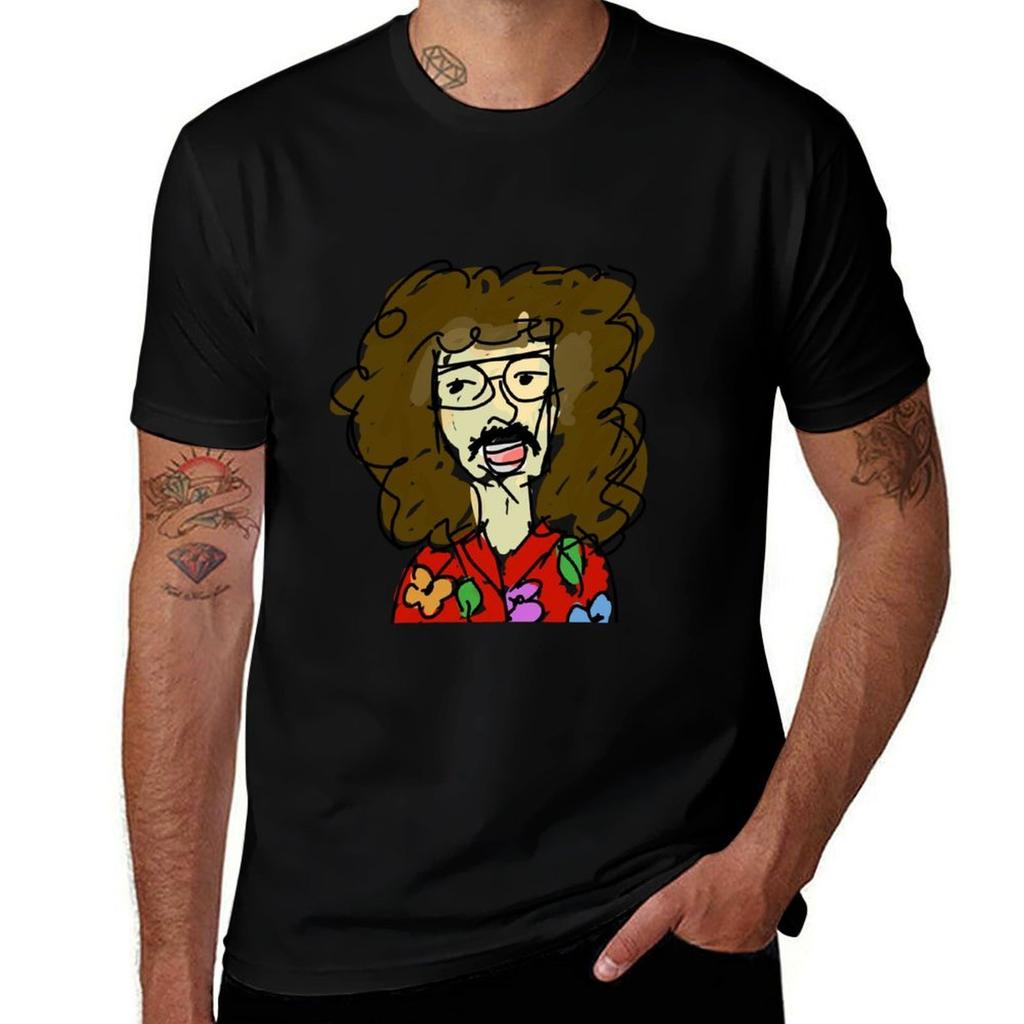 Weird al Yankovic TShirt Big Size Simple TShirt