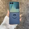 Матовый чехол-подставка для пальца для Samsung Galaxy Z Flip 7 6 5 Защитная жесткая PC-оболочка Galaxy Z Flip 7 FE 7FE Задняя крышка
