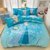 Мультяшный мотив Снежной королевы, Постельные комплекты из микрофибры, Детский пододеяльник для подростков и взрослых, Пододеяльник с мотивом принцессы