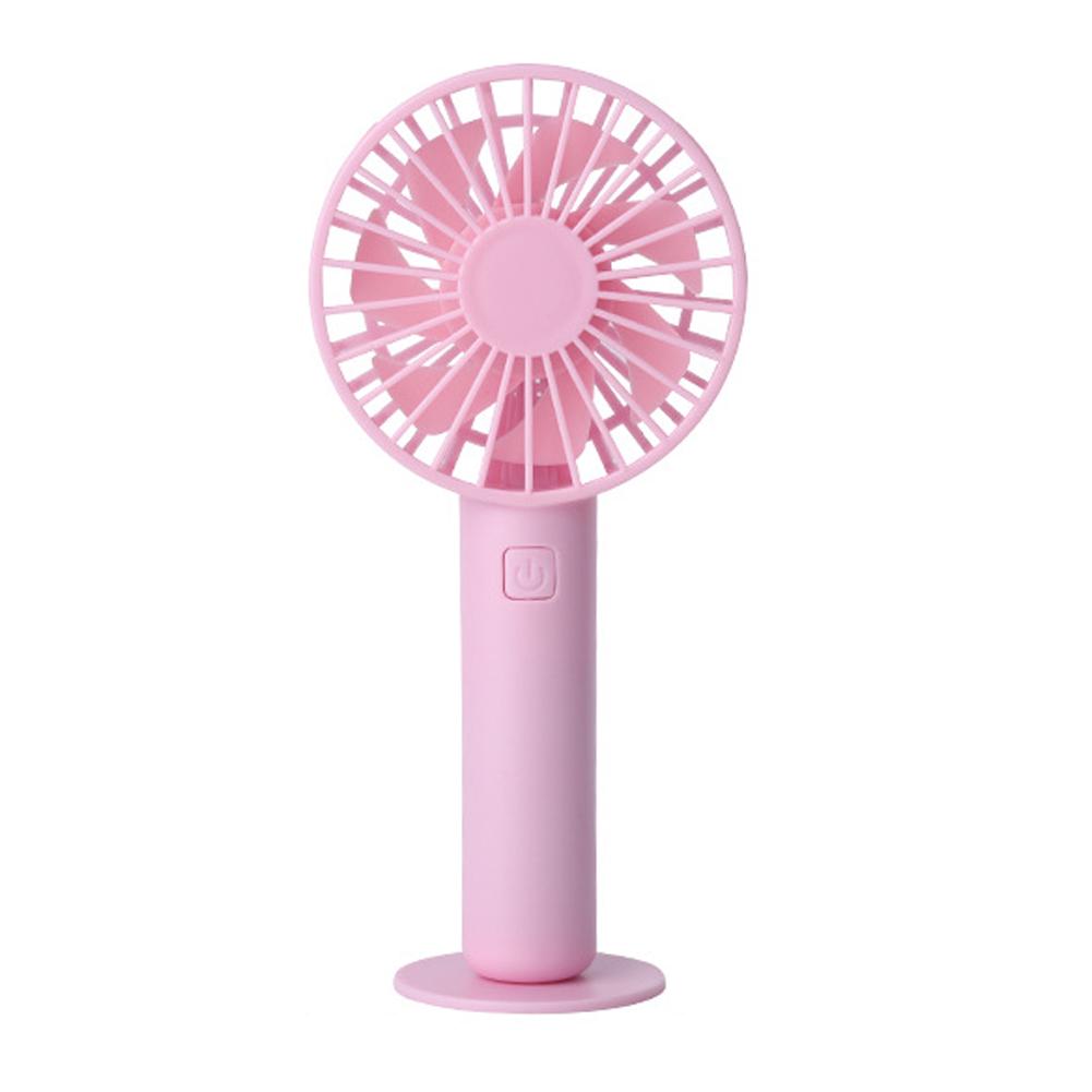 USB Mini Fan Handheld Personal Fan Rechargeable Battery Operated Cooling Fan Portable 3-Speed Macaro