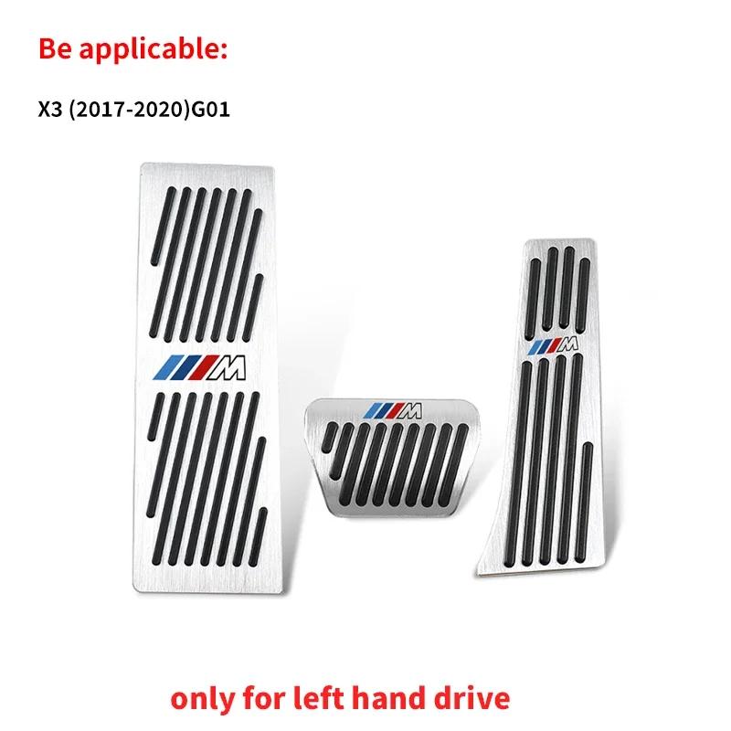 KWYP9 Hot Foot Rest Fuel Brake Gas Pedal Pads Covers Car Accessories For BMW 3 5 series M3 M4 E90 F10 F30 F15 F25 F20 F32 F48 X5