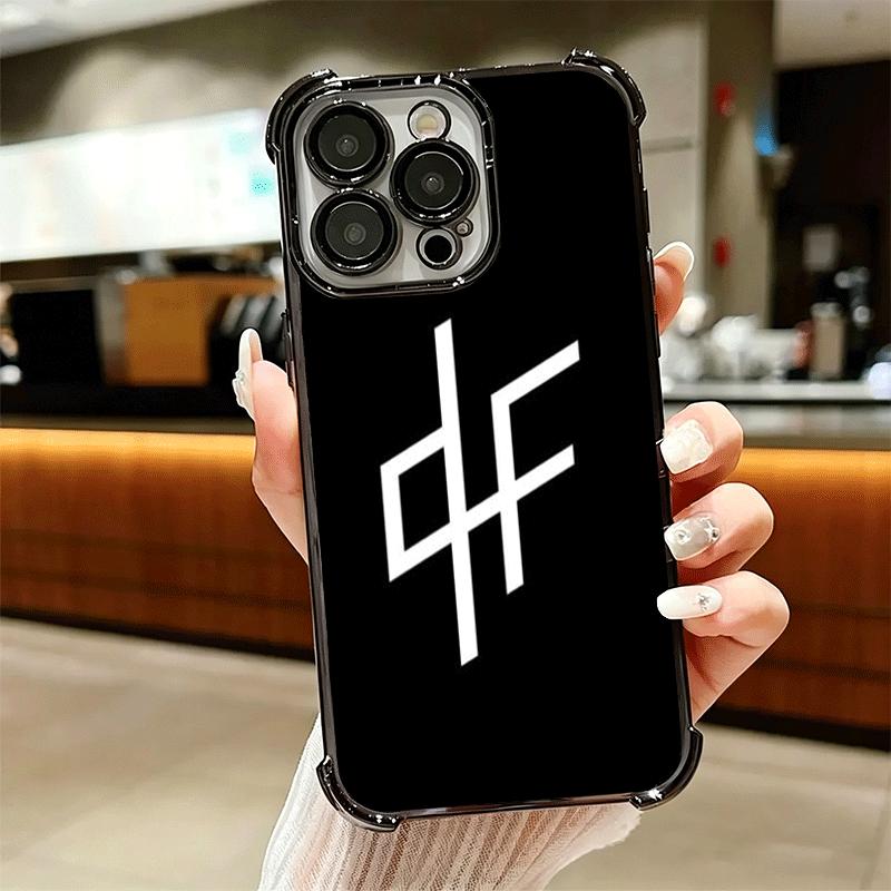 PNL QLF Rapper Singer Soft Phone Case For iPhone 15 16 17 Air 14 Pro Max 16E Plus 13 12 Mini Plating Anti-Fall Fundas