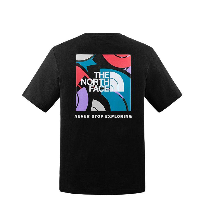 THE NORTH FACE T-Shirts Unisex Cosmic Black Crew Neck Moderate NF0A8DC1-JK3