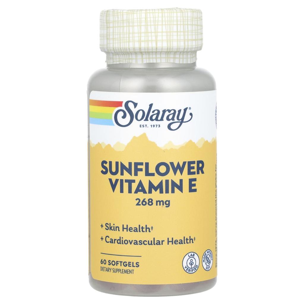Sunflower Vitamin E, 268Mg, 60 Softgels