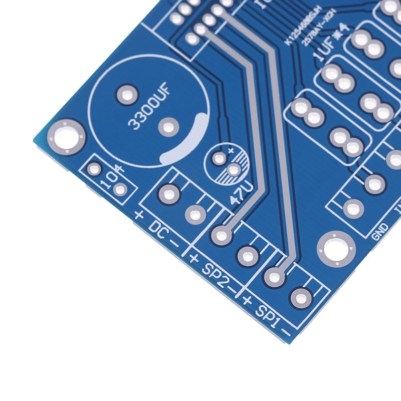Усилитель мощности Tda7388 Четырехканальный 4X41W Аудио DC 12V Btl Автомобильный усилитель для ПК PCB