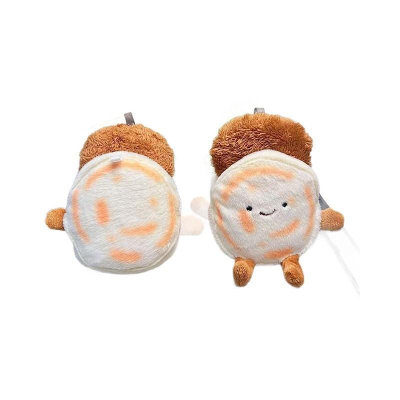 Adorable Xi'an Meat Sandwich Plush Bag Charm With Soft Pp Cotton Filling In Vibrant Colors