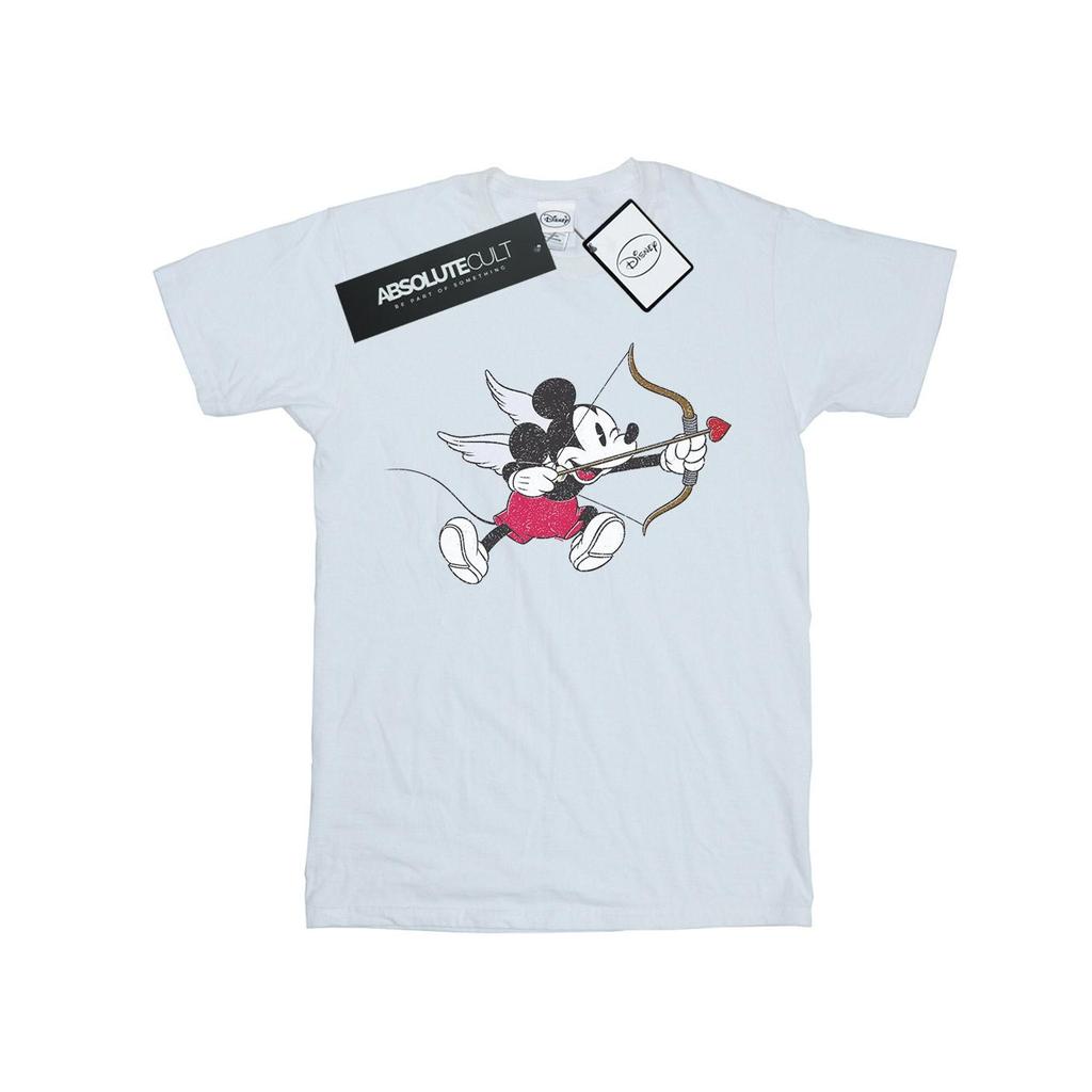 Disney Mens Mickey Mouse Love Cherub T-Shirt