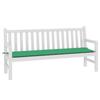 VidaXL Coussin de banc de jardin vert 180x50x3 cm tissu oxford 43208